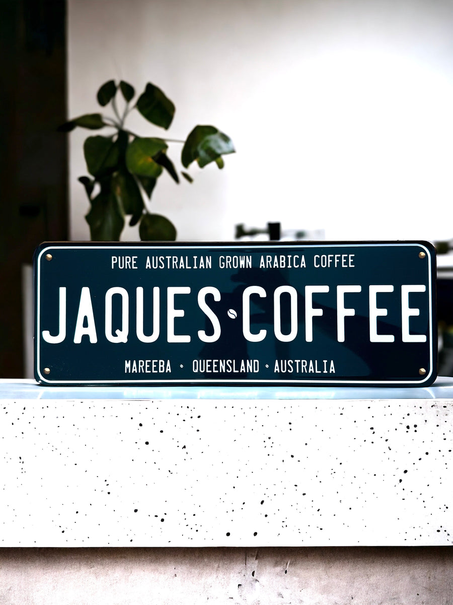 Jaques Coffee Novelty Number Plate