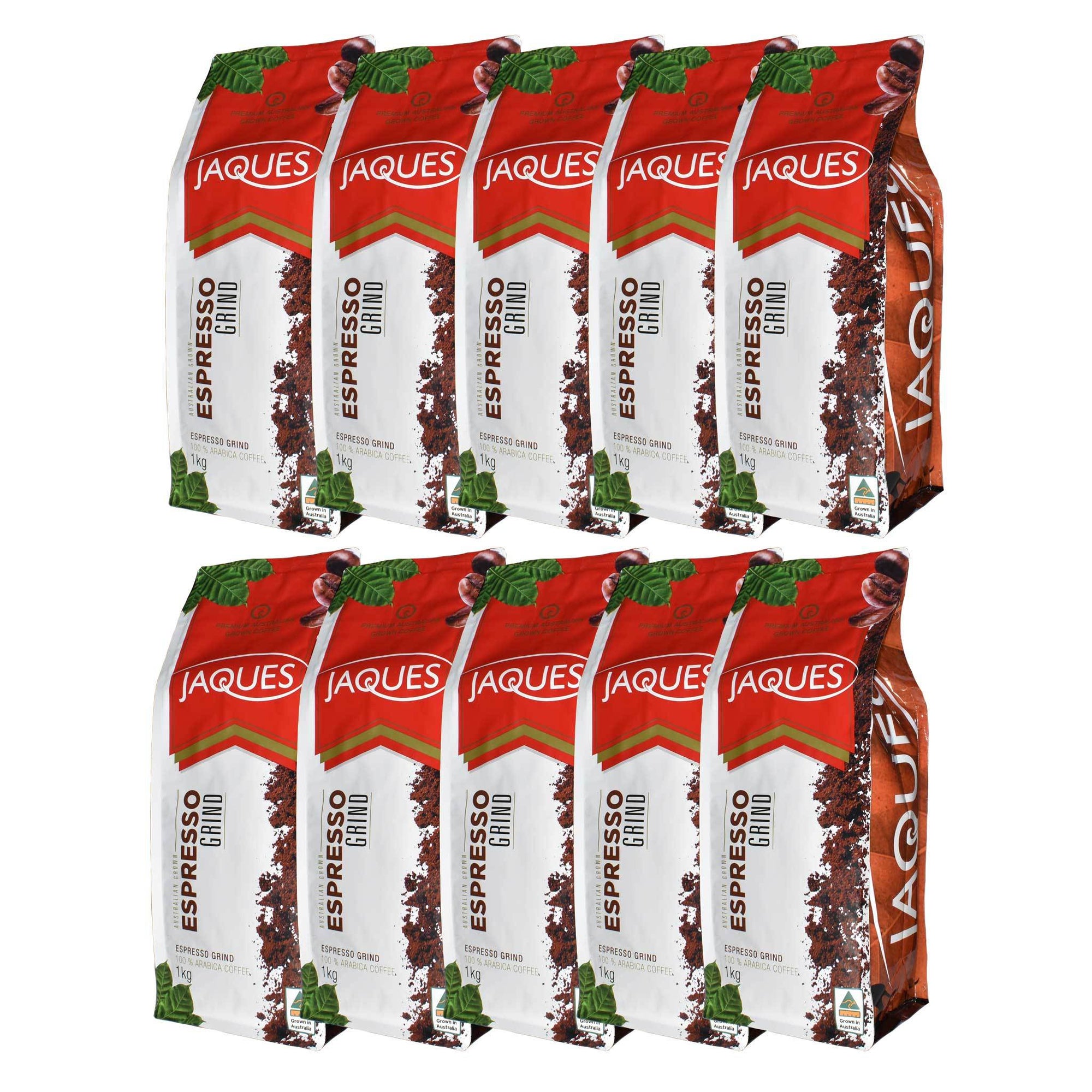 Carton 10 x 1Kg Jaques Espresso Roast - Espresso Grind