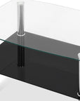 Artiss Dumor Glass Coffee Table