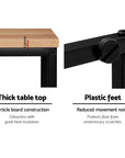 Artiss Coffee Side Table Laptop Desk Bedside Sofa End Tables Wooden Metal Frame