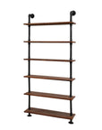 Artiss Wall Shelves Display Bookshelf Rustic Vintage DIY Pipe Shelf Brackets
