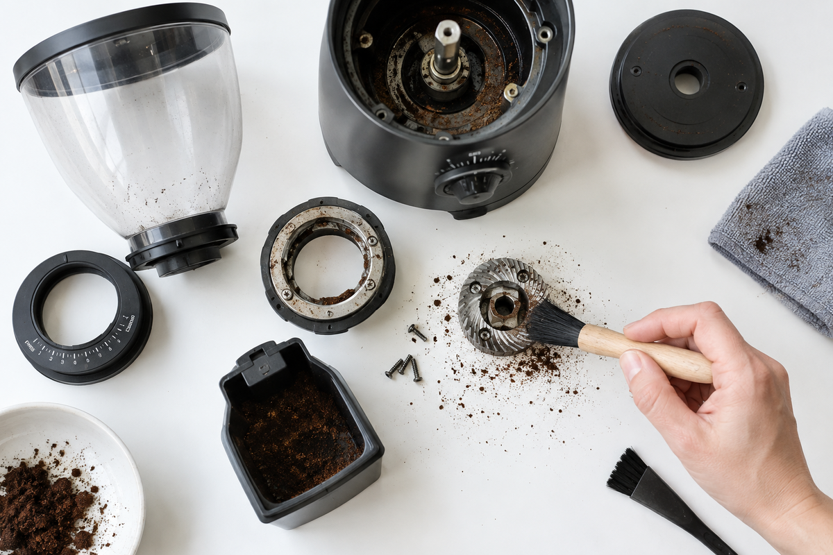 How to Clean a Coffee Grinder: A Simple Home Guide