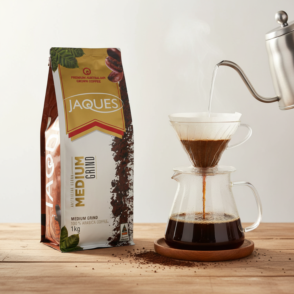 Jaques 1Kg Medium Roast - Medium Grind