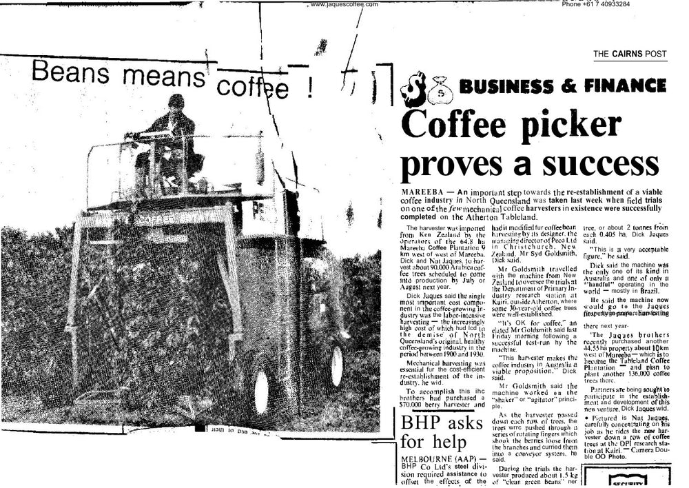 Coffee Picker proves a success