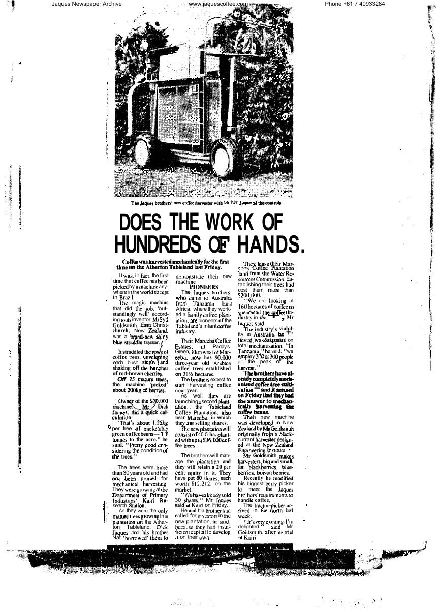 Does the Work of hundreds of hands