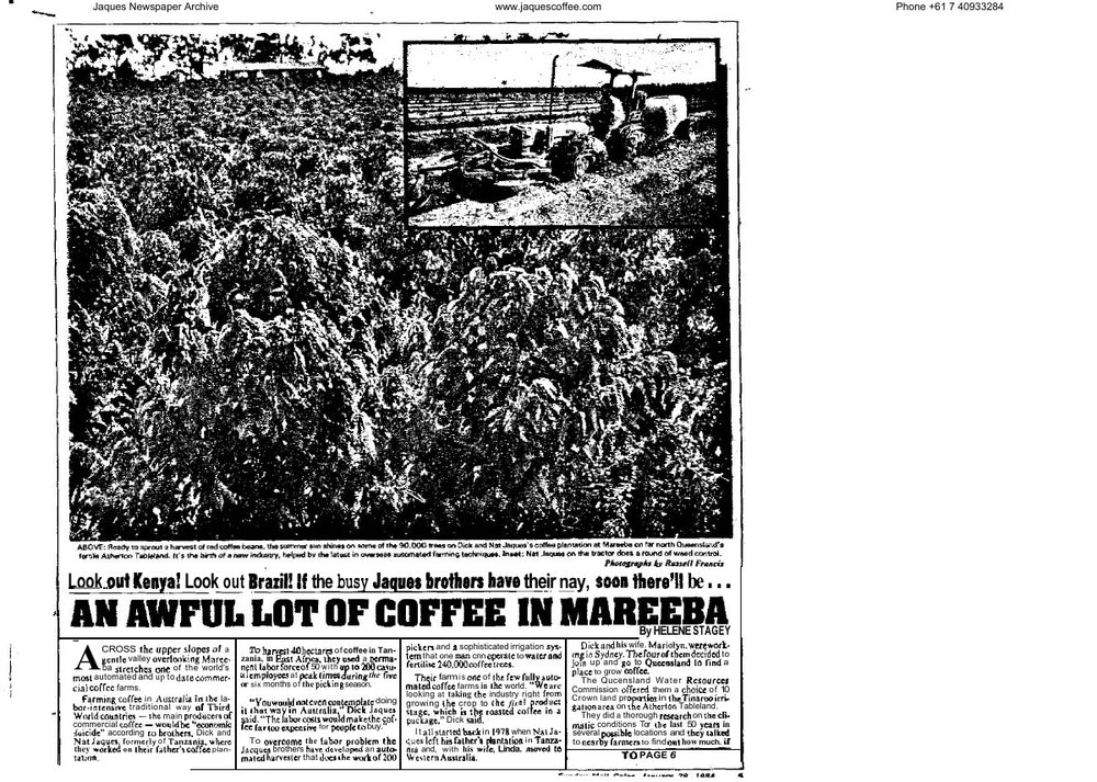 An Awful lot of coffee in Mareeba