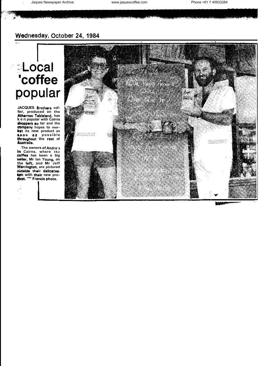 Local coffee popular
