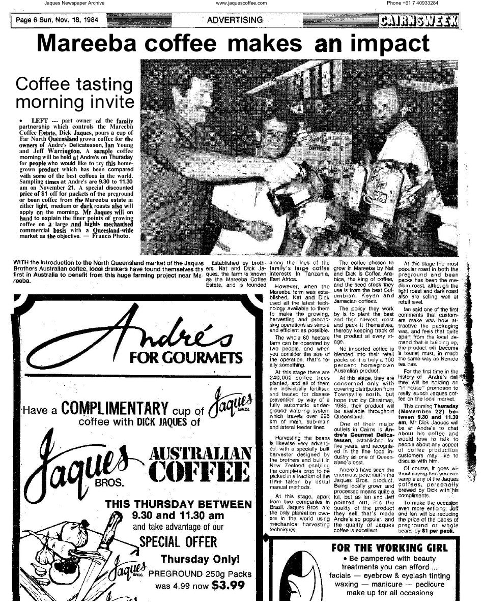 Mareeba Coffee makes an impact