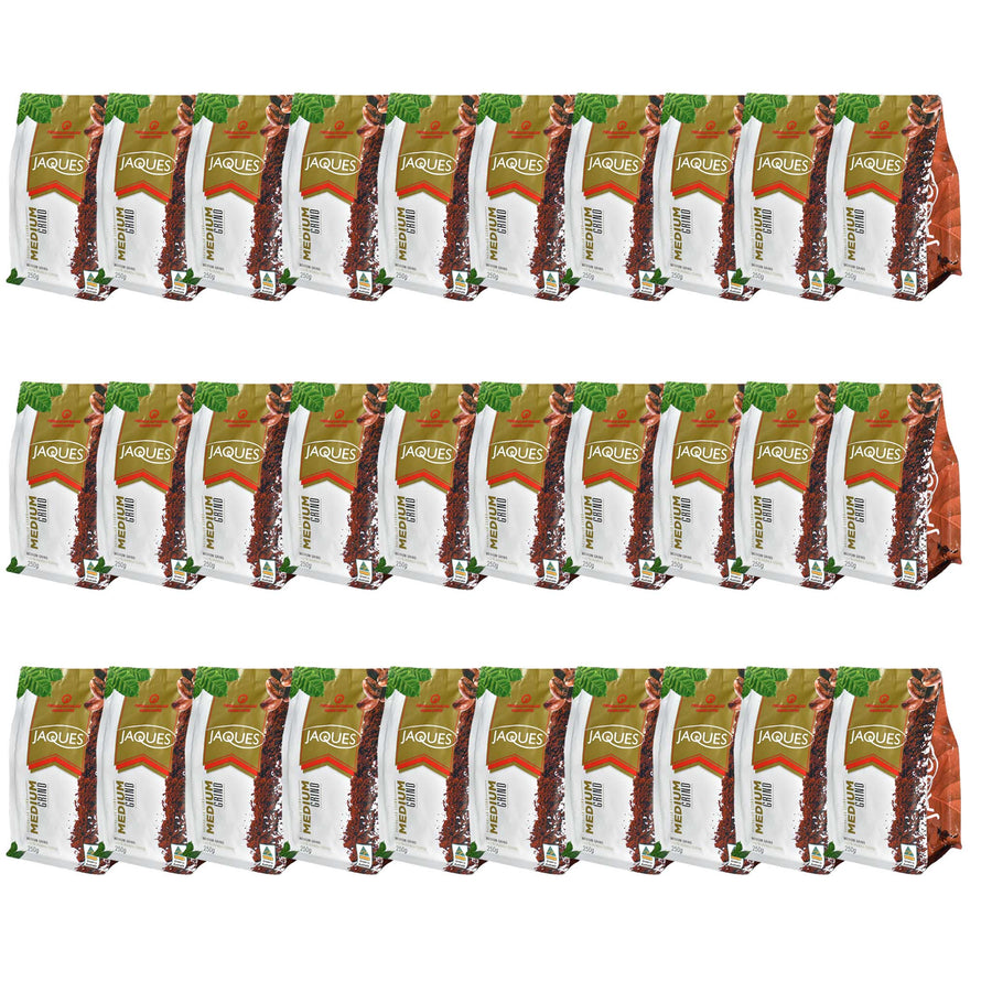 Carton 30 x 250g Jaques Medium Roast - Medium Grind