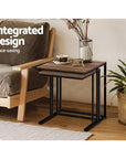 Artiss Coffee Table Nesting Side Tables