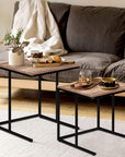 Artiss Coffee Table Nesting Side Tables